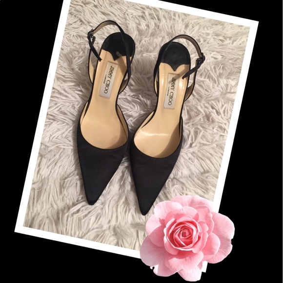 Jimmy Choo Shoes - 💥Reduced💥Jimmy Choo Satin Slingbacks